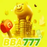 BBA777 logo with a smiling golden piggy bank on stacked coins
