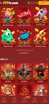 777 Fe App Main Dashboard