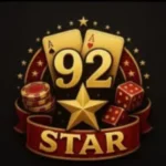 92star game A casino-themed logo featuring two playing cards