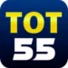 Tot55 Game logo with bold yellow and white text on a dark blue background
