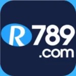 R789 Game logo with a blue circular “R” icon and white text on a dark background.